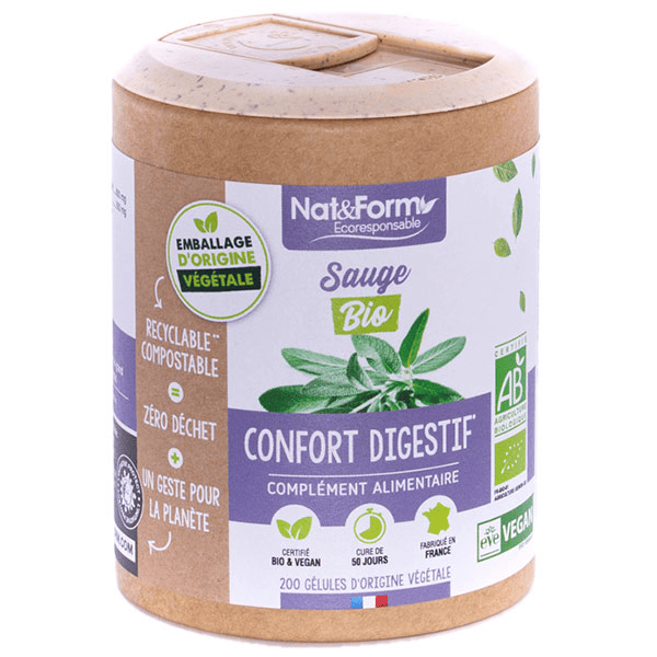 Écoresponsable Sauge Bio 200 gélules