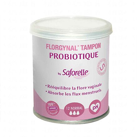 Florgynal tampons probiotique normaux boîte de 12