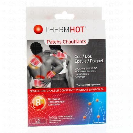 BAUSCH & LOMB Thermhot - Patchs chauffants cou/dos/épaule/poignet patchs x2