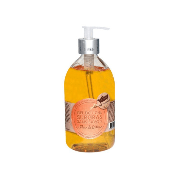 Gel Douche Surgras sans Savon Fleur de Coton 500ml