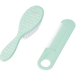 Brosse et peigne vert 1ud