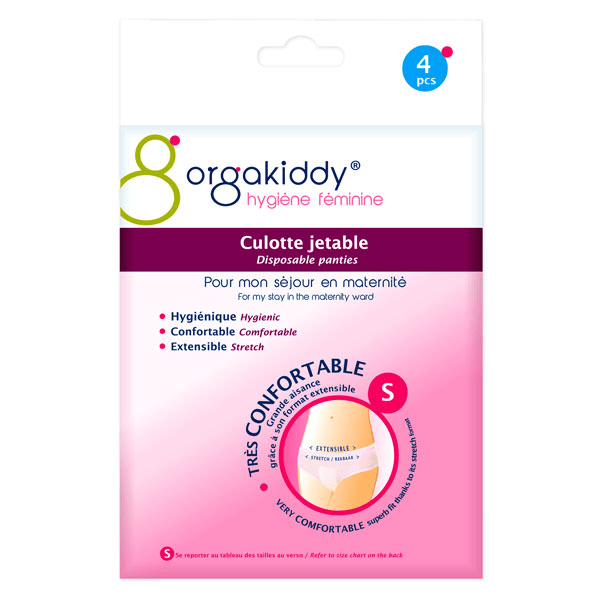 Hygiène Féminine Culotte Jetable Taille S 4 unités