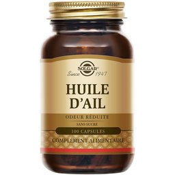 Huile d'Ail - Cardiovasculaire - Défenses immunitaire - 100 softgels
