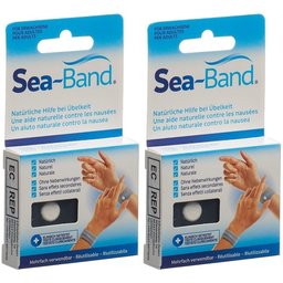 Sea-Band® Bracelet acupression adulte noir