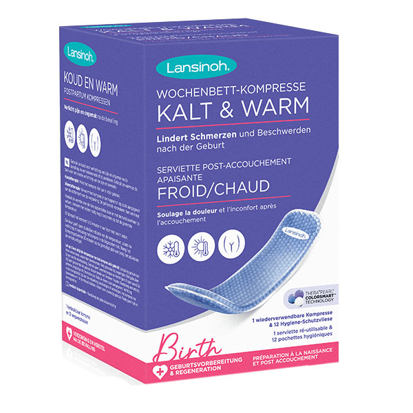 Serviette Post-Accouchement Apaisante Chaude/Froide