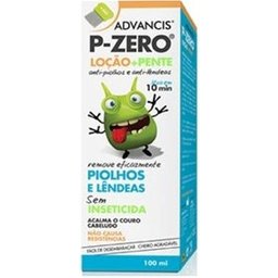 Kit P-Zero Spray Loção Anti-piolhos 100ml + Pente