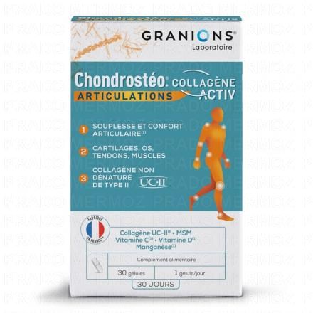 CHONDROSTEO Collagène ACTIV articulations boite de 30 gélules