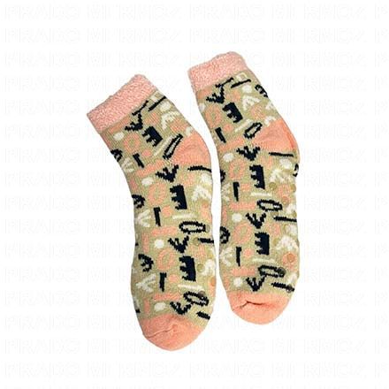 Chaussettes Bien-être Aloe Vera beige love 35/40