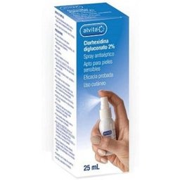 Chlorhexidine Digluconate 2% Antiseptique Vaporisateur 25 ml