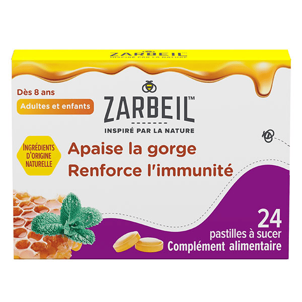 Gorge & Immunité Complément Alimentaire 24 Pastilles à Sucer