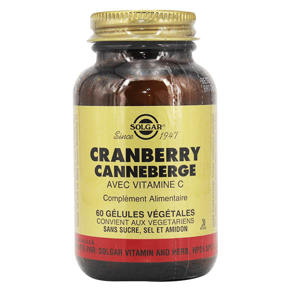 Cranberry Canneberge 60 gélules végétales