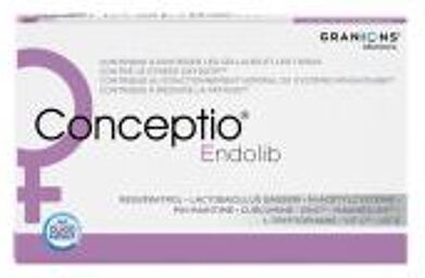 Conceptio Endolib - Complément Alimentaire pour Femmes - 90 Gélules - Boîte 90 gélules
