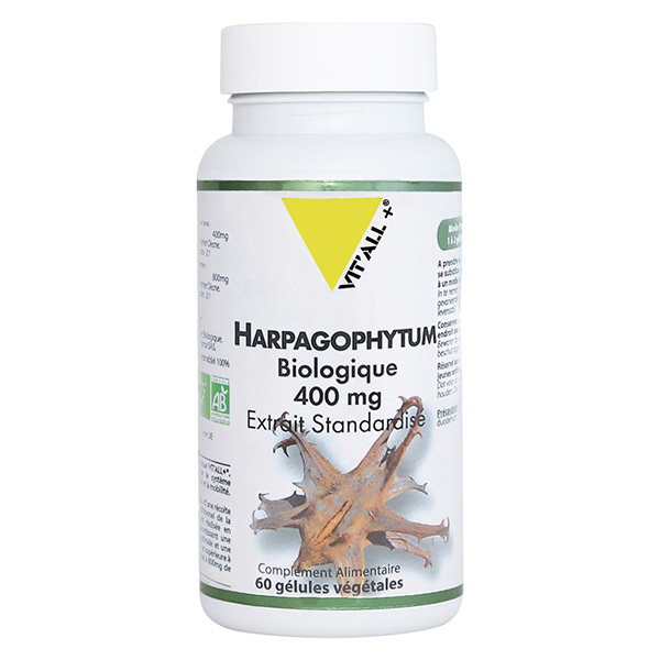 HARPAGOPHYTUM BIO 400MG Extrait standardisé 60 gélules végétales