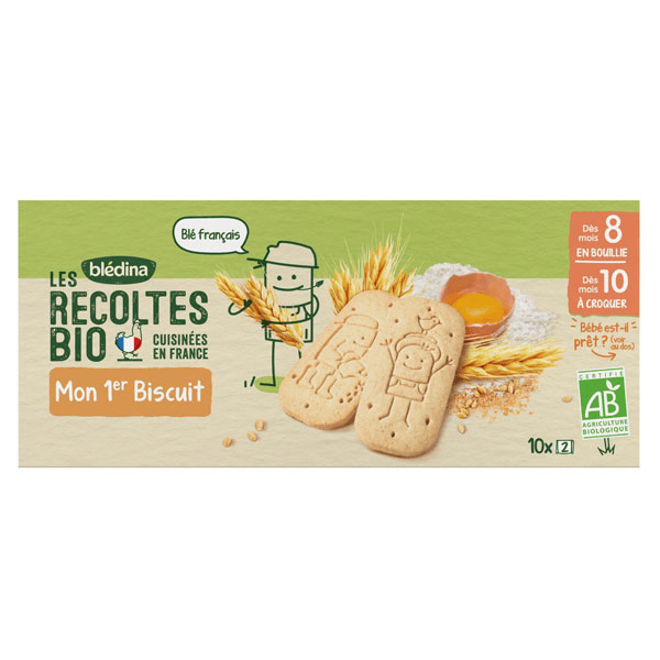 Les Récoltes Bio Mon Premier Biscuit 150g