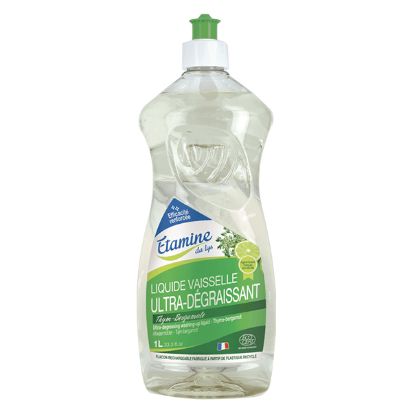 Liquide Vaisselle Ultra Dégraissant Thym Bergamote 1L