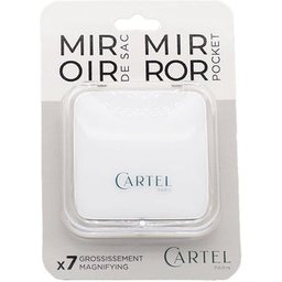Vitry Cartel Miroir de Sac Carre Blanc 8.5cm x7 1 Unité