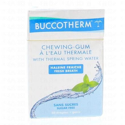 Chewing-gum à l'eau thermale sans sucres 20 dragées