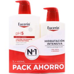 Eucerin® Family Pack pH5 Lotion protectrice de la peau 1l + 400ml