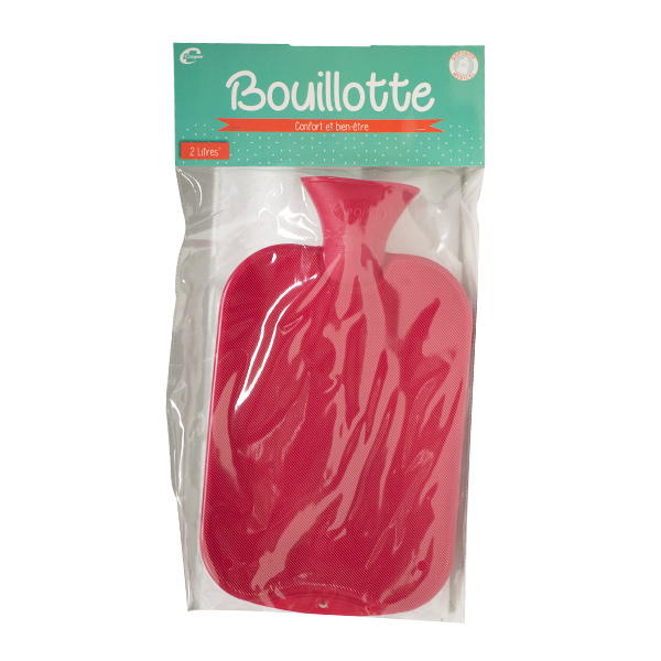Bouillotte Adulte Rouge 2L