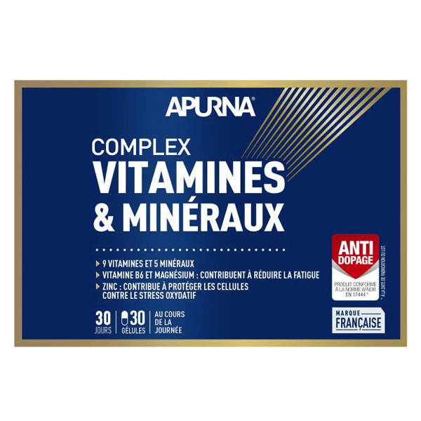 Complex Vitamines & Minéraux 30 gélules