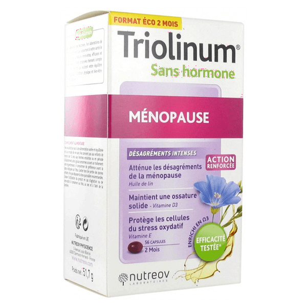 Physcience Triolinum Sans Hormone Ménopause Intensive 56 capsules