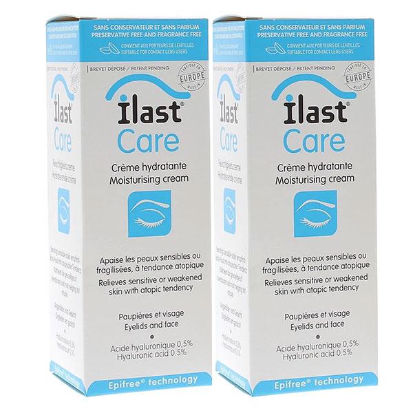 - Ilast Care - Lot de 2 crèmes hydratantes oculaires 30ml