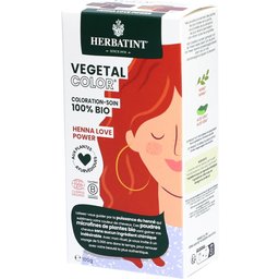 Herbatint Vegetal Color – Soin Colorant Végane 100 % Bio – Aux Plantes Ayurvédiques – Henna Love Power