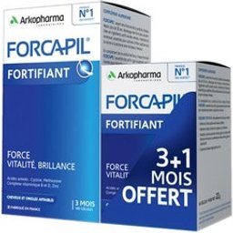 Forcapil Cheveux et Ongles 180+60 Gélules