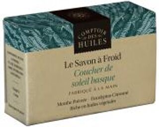 Savon à Froid Coucher de Soleil Basque Menthe Eucalyptus Bio 100 g - Boîte 100 g