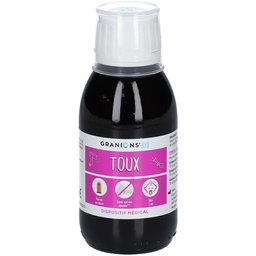 Granions® Kid Toux Irritation Sirop Goût naturel Pomme - Aronia