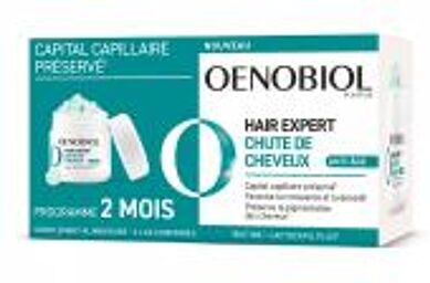 Hair Expert Chute de Cheveux Anti-Age Lot de 2 x 60 Comprimés - Lot 2 x 60 comprimés