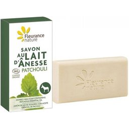 Pain de savon au lait d'ânesse et au patchouli 100g