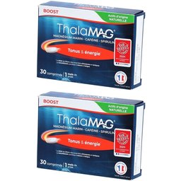 ThalaMAG Boost Magnésium Marin - Caféine - Spiruline