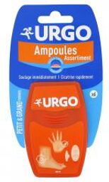 Traitement Ampoules - Pansement Hydrocolloïde - Grand et Petit Formats - X6 Pansements - Boîte plastique 6 pansements