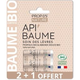 Trio Baume Lèvres Api'Baume Bio 3uts