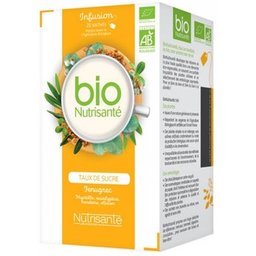 Nutrisanté Infusion Bio Cholestérol Et Régulation Des Sucres 20 Sachets