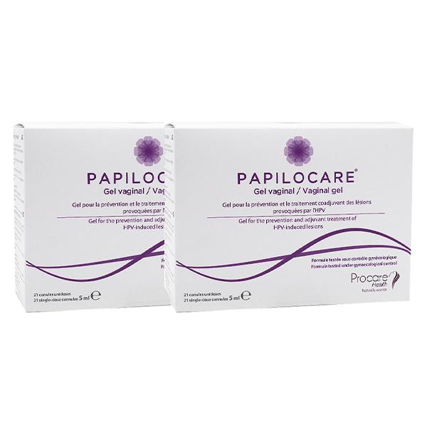 Papilocare Gel Vaginal 21 x 5ml Lot de 2