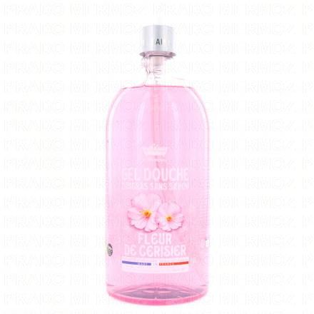 LES PETITS BAINS DE PROVENCE Savon liquide de Marseille fleur de cerisier 1L