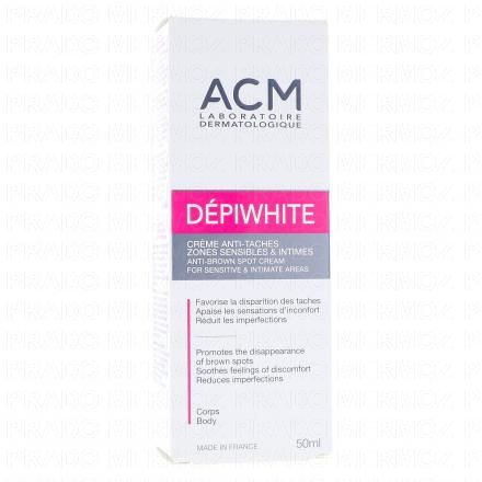Dépiwhite - Crème anti-taches pour Zones Sensibles et Intimes SPF50+ 50ml