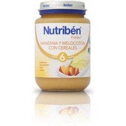 Nutribén™ Pomme, pêche, céréales 200 g