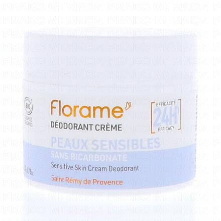Déodorant crème peaux sensibles bio 50g