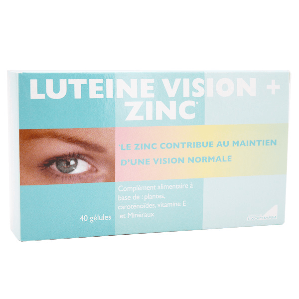 Luteine Vision + Zinc 40 gélules