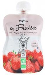 Gourde Les Fraises Bio Dès 4/6 Mois 120 g - Gourde 120 g