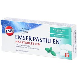 Emser® Pastilles sans sucre fraîcheur mentholée