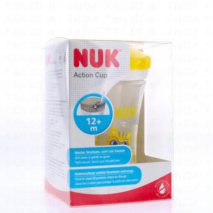 Action Cup - Tasse apprentissage +12 mois jaune 230ml