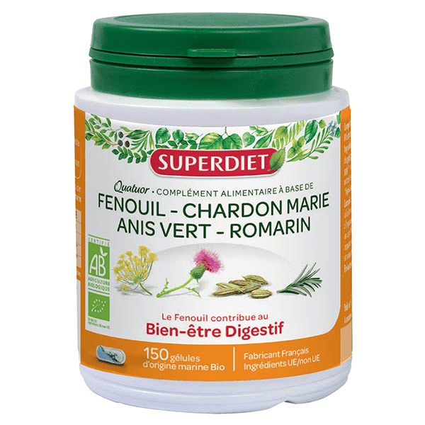 Quatuor Bien-Être Digestif Bio 150 gélules
