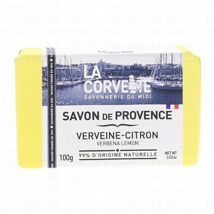 LA CORVETTE Savon en Provence en pain verveine citron 100g