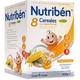 Nutribén™ 8 cereales con miel y bófidus 600g