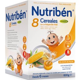 Nutribén™ 8 cereales con miel y bófidus 600g