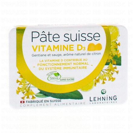 Pate suisse vitamine D3 x40 gommes